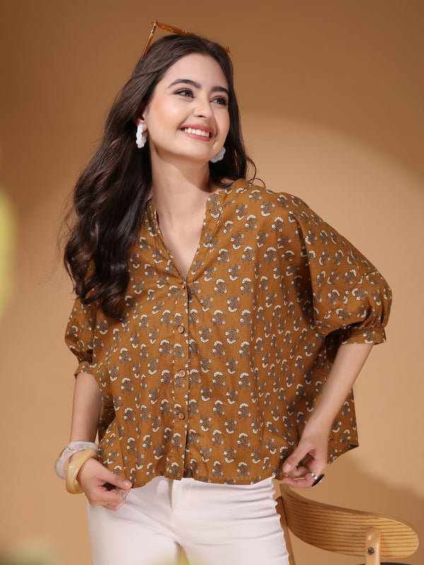 Women’s Cotton Printed Top