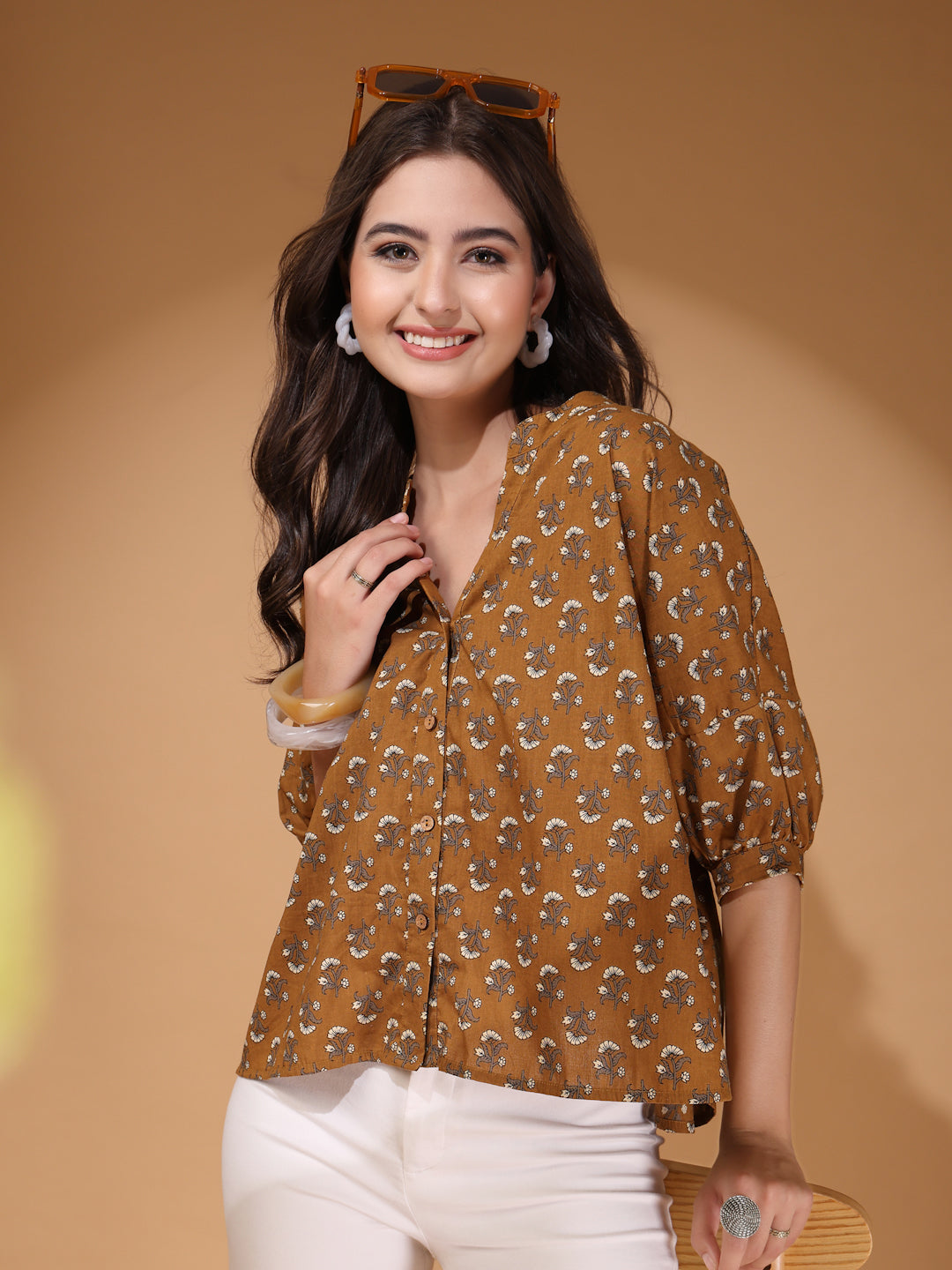 Women’s Cotton Printed Top