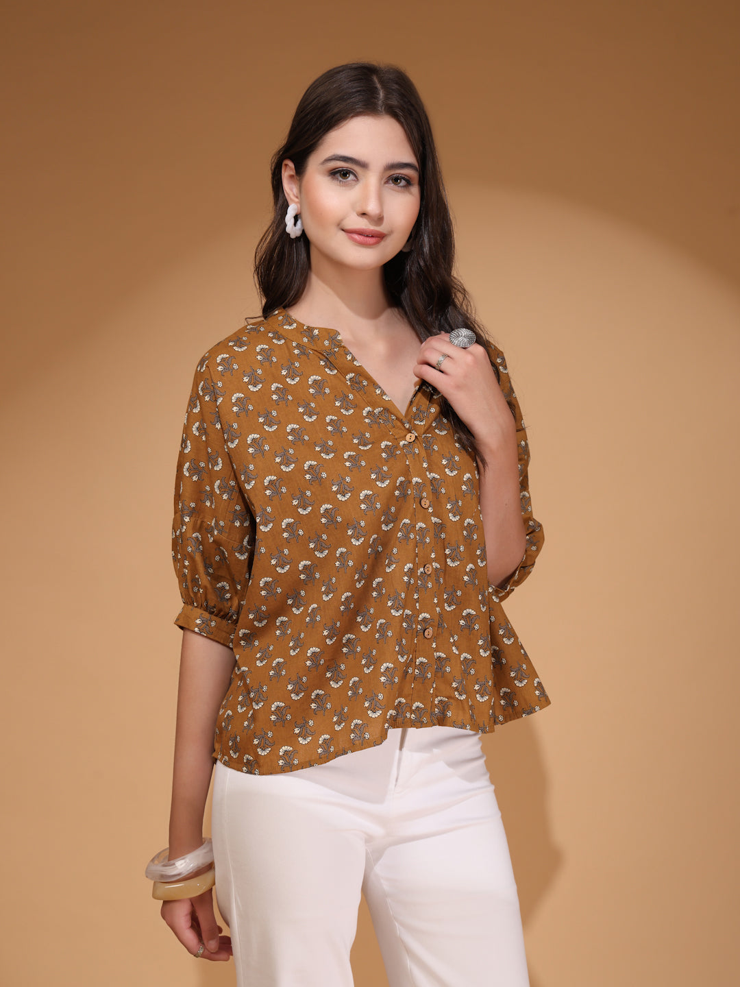 Women’s Cotton Printed Top