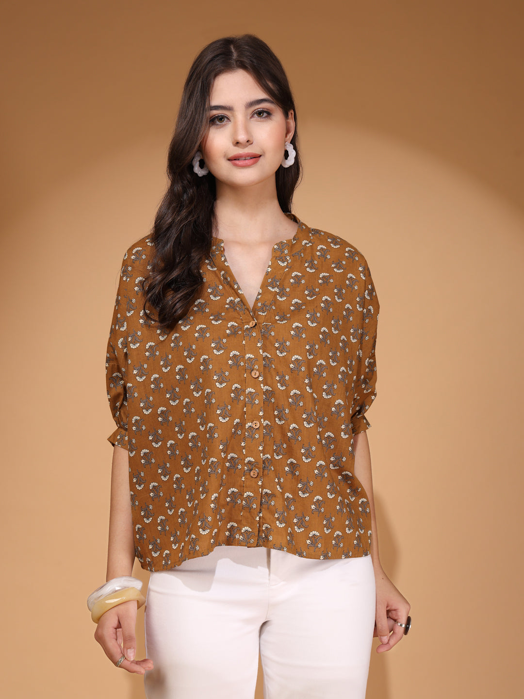 Women’s Cotton Printed Top